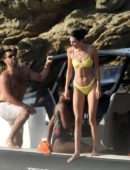 Kendall Jenner in Bikini at a Beach in Mykonos, Greece