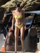 Kendall Jenner in Bikini at a Beach in Mykonos, Greece
