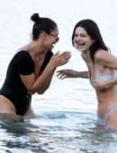 Kendall Jenner in Bikini at a Beach in Mykonos, Greece