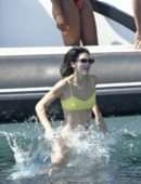 Kendall Jenner in Bikini on the Beach in Mykonos