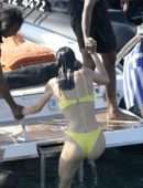 Kendall Jenner in Bikini on the Beach in Mykonos