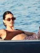 Kendall Jenner on a Boat in Mykonos