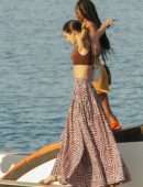 Kendall Jenner on a Boat in Mykonos