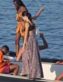 Kendall Jenner on a Boat in Mykonos