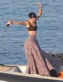 Kendall Jenner on a Boat in Mykonos