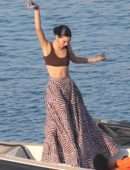 Kendall Jenner on a Boat in Mykonos