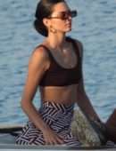 Kendall Jenner on a Boat in Mykonos