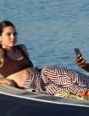 Kendall Jenner on a Boat in Mykonos