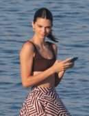Kendall Jenner on a Boat in Mykonos
