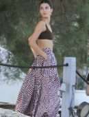 Kendall Jenner on a Boat in Mykonos