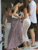 Kendall Jenner on a Boat in Mykonos