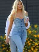 Khloe Kardashian Booty in Jeans Out in Los Angeles