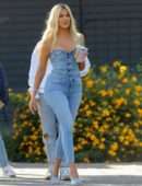 Khloe Kardashian Booty in Jeans Out in Los Angeles