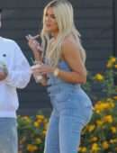 Khloe Kardashian Booty in Jeans Out in Los Angeles