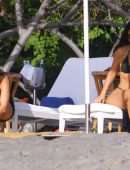 Kim Kardashian Boobs and Booty in Swimsuit in Costa Rica