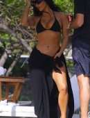 Kim Kardashian Boobs and Booty in Swimsuit in Costa Rica