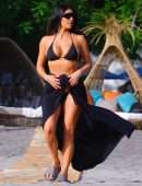 Kim Kardashian Boobs and Booty in Swimsuit in Costa Rica