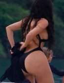 Kim Kardashian Boobs and Booty in Swimsuit in Costa Rica