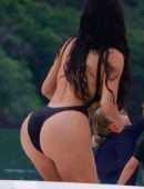 Kim Kardashian Boobs and Booty in Swimsuit in Costa Rica