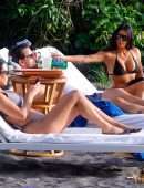 Kim Kardashian Boobs and Booty in Swimsuit in Costa Rica