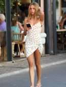 Kimberley Garner Upskirt Leggy in Saint Tropez