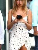 Kimberley Garner Upskirt Leggy in Saint Tropez