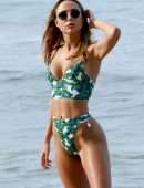 Kimberley Garner Booty in Thong BIkini at a Beach in St Tropez