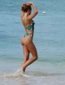 Kimberley Garner Booty in Thong BIkini at a Beach in St Tropez
