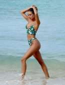 Kimberley Garner Booty in Thong BIkini at a Beach in St Tropez
