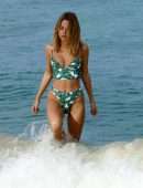 Kimberley Garner Booty in Thong BIkini at a Beach in St Tropez