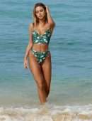 Kimberley Garner Booty in Thong BIkini at a Beach in St Tropez
