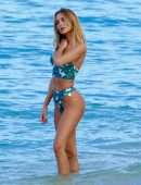 Kimberley Garner Booty in Thong BIkini at a Beach in St Tropez