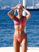 Kimberley Garner Camel-Toe in Bikini at Beach in St Tropez