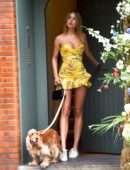 Kimberley Garner Upskirt, Out and About in London