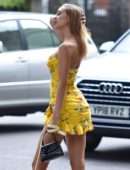 Kimberley Garner Upskirt, Out and About in London
