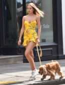 Kimberley Garner Upskirt, Out and About in London