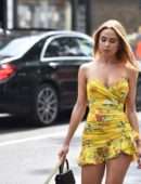 Kimberley Garner Upskirt, Out and About in London