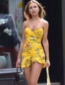 Kimberley Garner Upskirt, Out and About in London