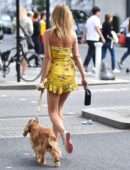 Kimberley Garner Upskirt, Out and About in London