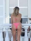 Kimberley Garner Camel-Toe in Bikini at Beach in St Tropez
