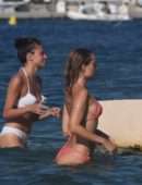 Kimberley Garner Camel-Toe in Bikini at Beach in St Tropez