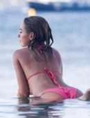 Kimberley Garner Camel-Toe in Bikini at Beach in St Tropez