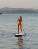 Kimberley Garner Camel-Toe in Bikini at Beach in St Tropez