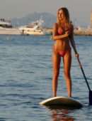 Kimberley Garner Camel-Toe in Bikini at Beach in St Tropez