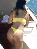 Kourtney Kardashian Big Booty on a Yacht in Corsica