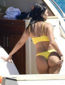 Kourtney Kardashian Big Booty on a Yacht in Corsica