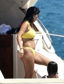 Kourtney Kardashian Big Booty on a Yacht in Corsica