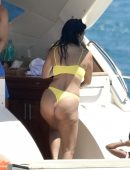 Kourtney Kardashian Big Booty on a Yacht in Corsica
