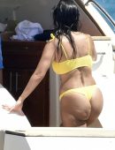 Kourtney Kardashian Big Booty on a Yacht in Corsica