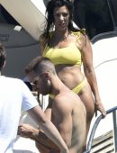 Kourtney Kardashian Big Booty on a Yacht in Corsica